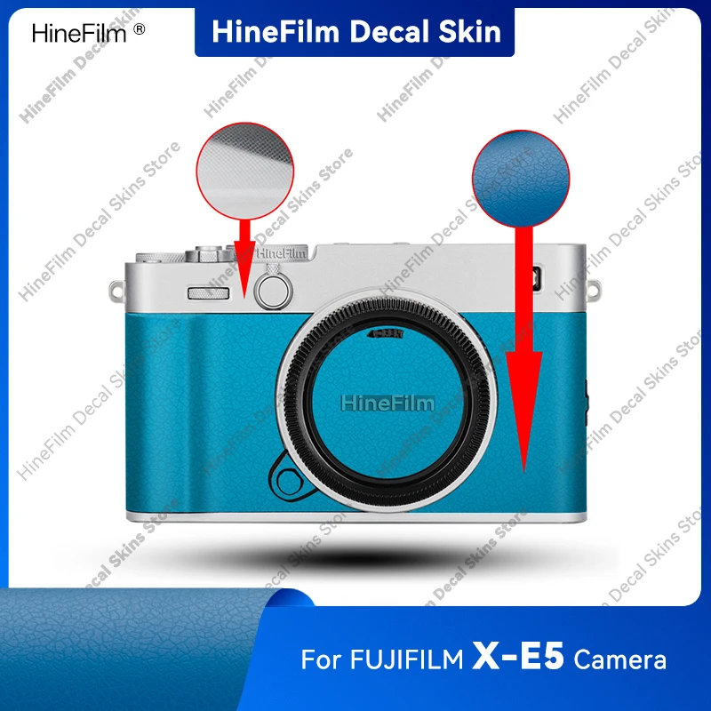 Hinefilm Skin for Fuji XE5 Skin Camera transparent Sticker fuji XE 5 Wrap Cover for fujifilm X-E5 Clear Protective Skin