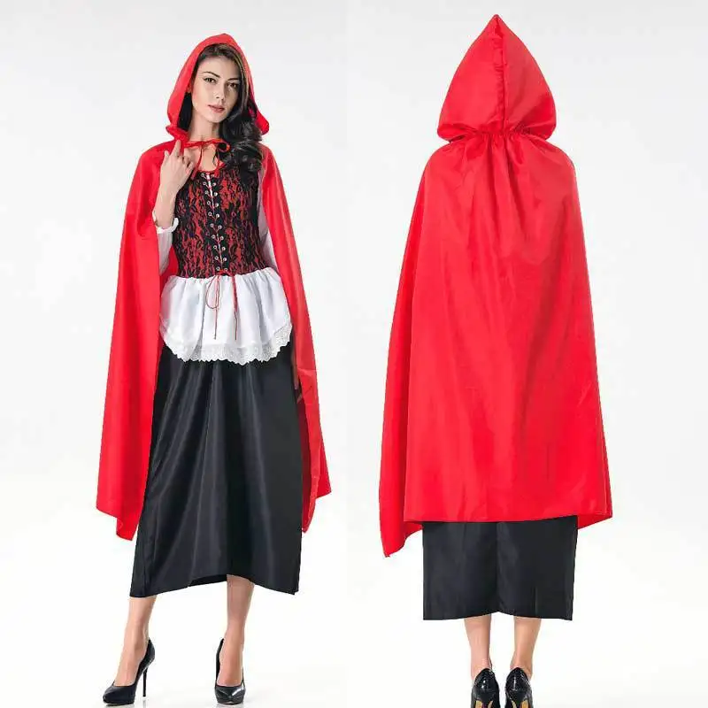 

Новинка 2025 года, костюм на Хэллоуин, женский костюм феи для взрослых, Красная Шапочка, принц, косплей, сценическая одежда