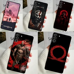 God of War Case For Samsung Galaxy S24 S23 S22 Ultra Note 10 Plus Note 20 S9 S10 S20 S21 FE Back Cover