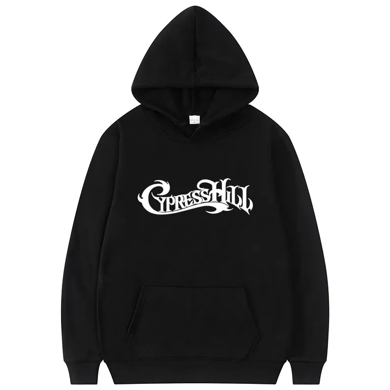 

Rapper Cypress Hill Logo Hoodie Men's Women's Fashion Hip Hop Oversized Hooded Sweatshirt Unisex Skeleton Print Pullover Hoodies