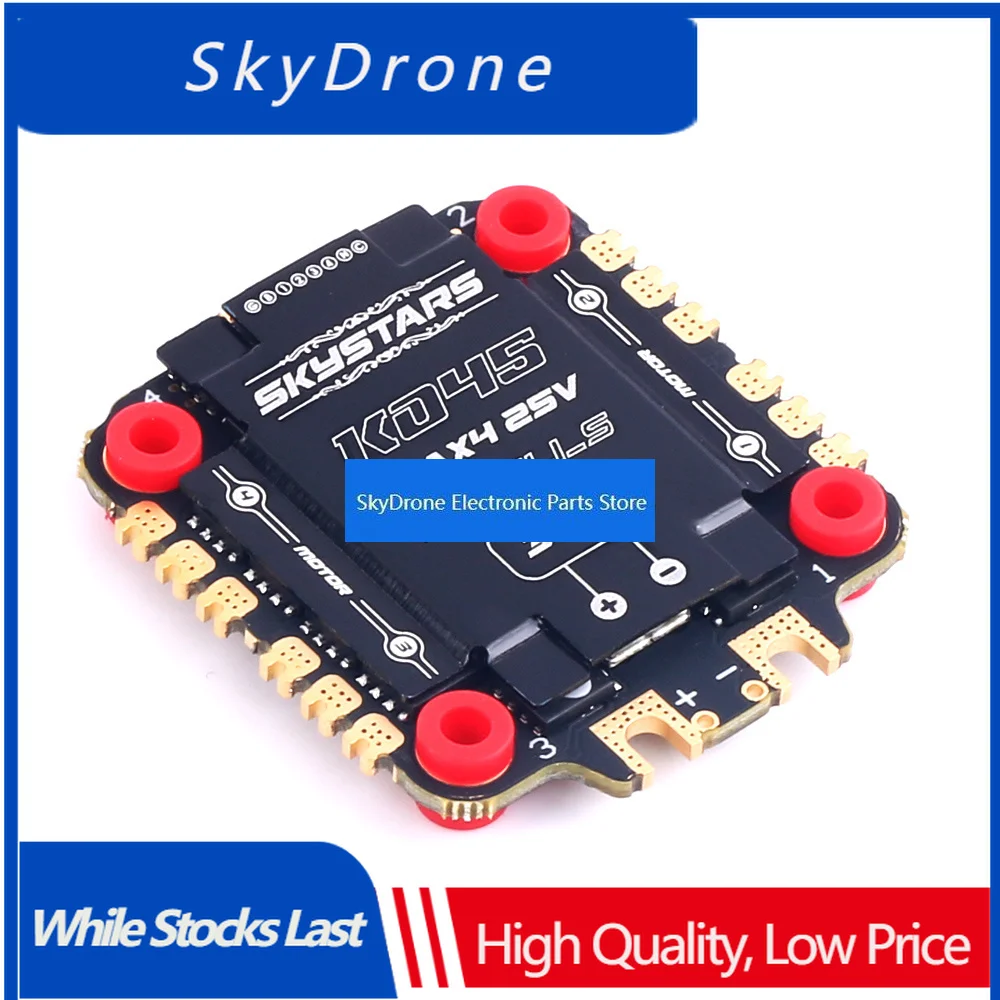 SkyDElSkystars 45A 55A 3-6S 8bit BLHeli_S 4-in-1 ESC Support DShot300/600 MultiShot/ OneShot For FPV Racing Kit