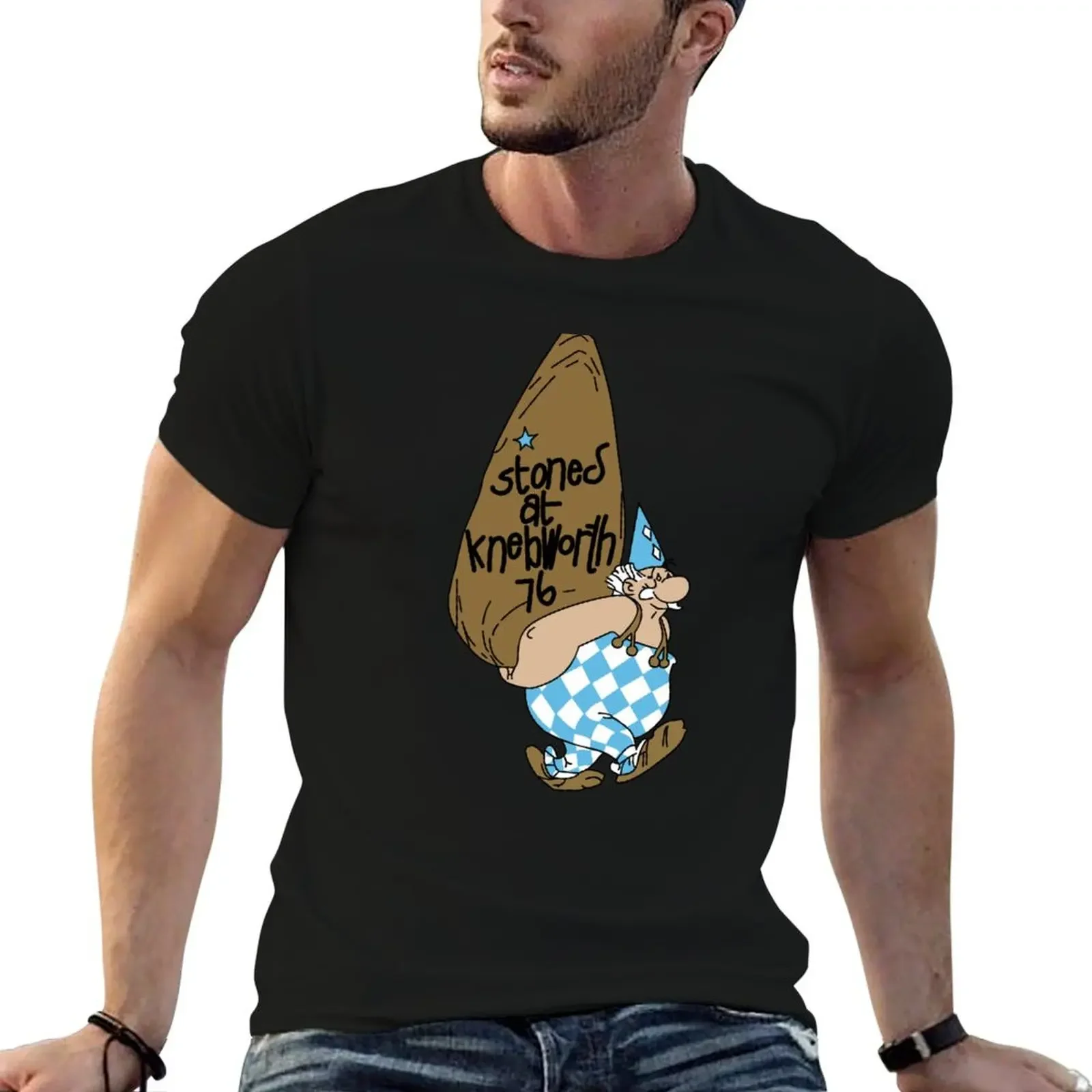 

Stones At Knebworth 76 T-Shirt sublime graphic t shirt vintage mens clothing