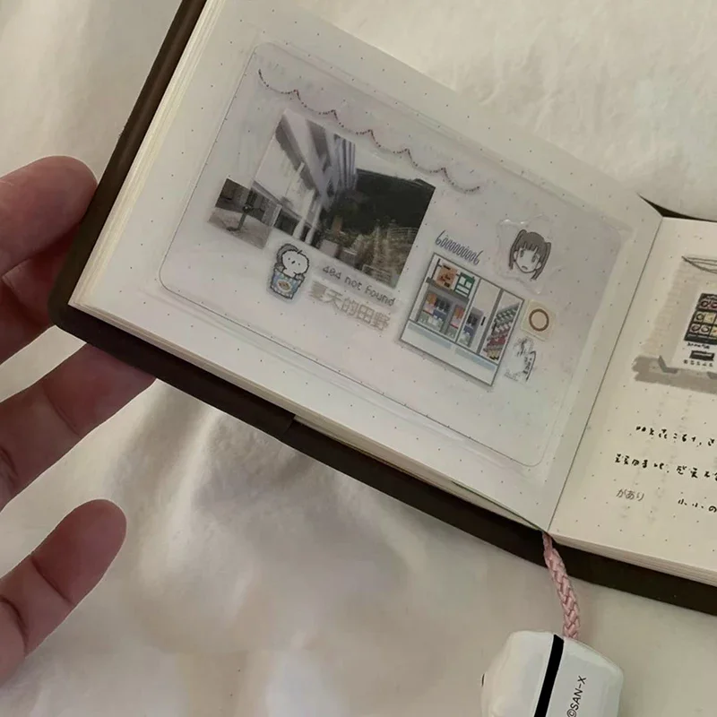 Brown Pocket Book Japanese Style Ins Niche Simple Portable Mini Notebook Diary