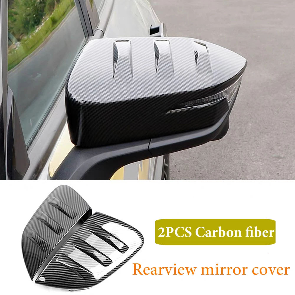 

Auto Rear View Mirror Cover Trim Car Styling Accessories Decoration For Changan UNIV UNI-V 2022 2023 ABS Carbon fiber