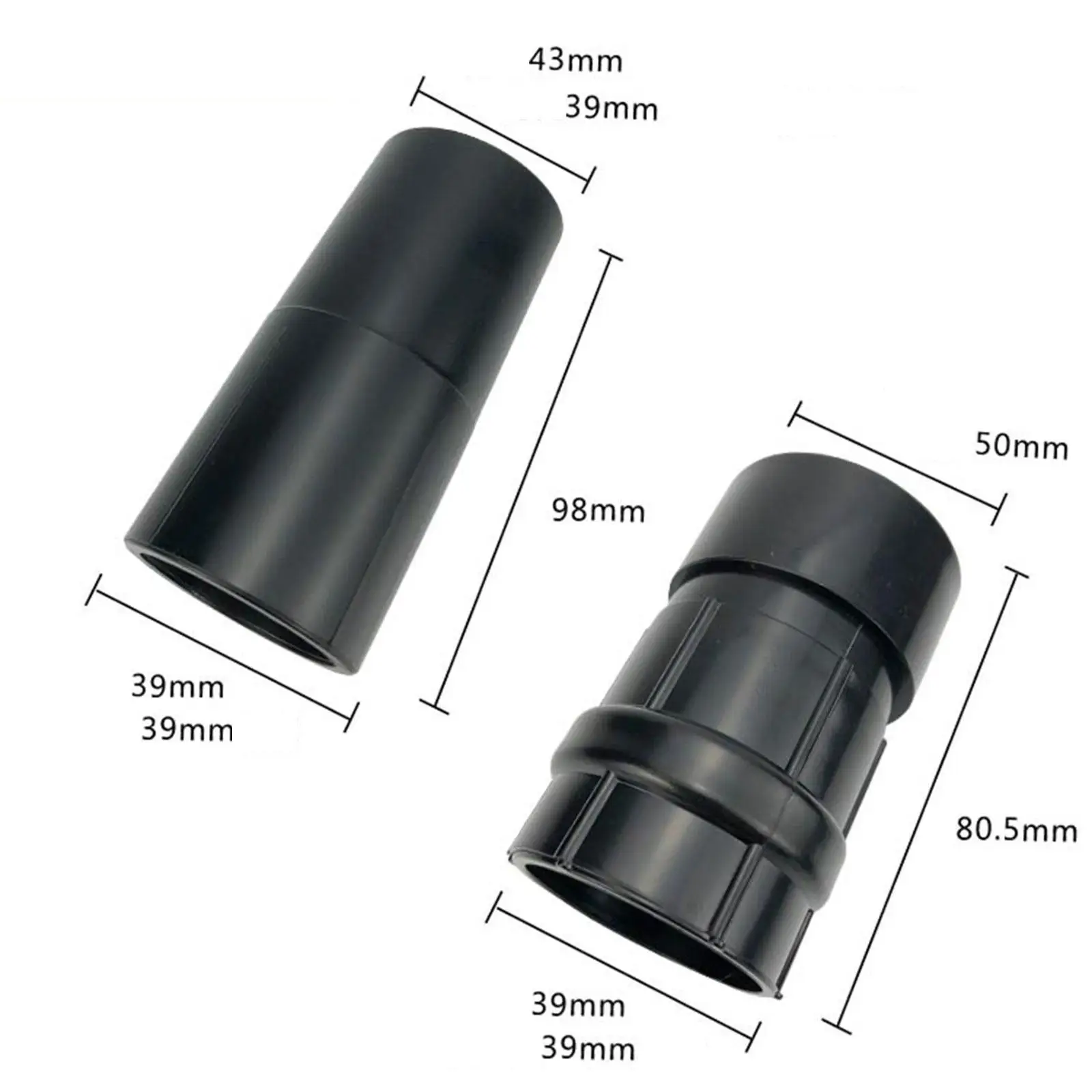 Manguera de extensión de vacío, accesorios para aspiradoras, tubo, con junta, Kit de tubo de extensión, accesorios universales de liberación rápida de 39mm