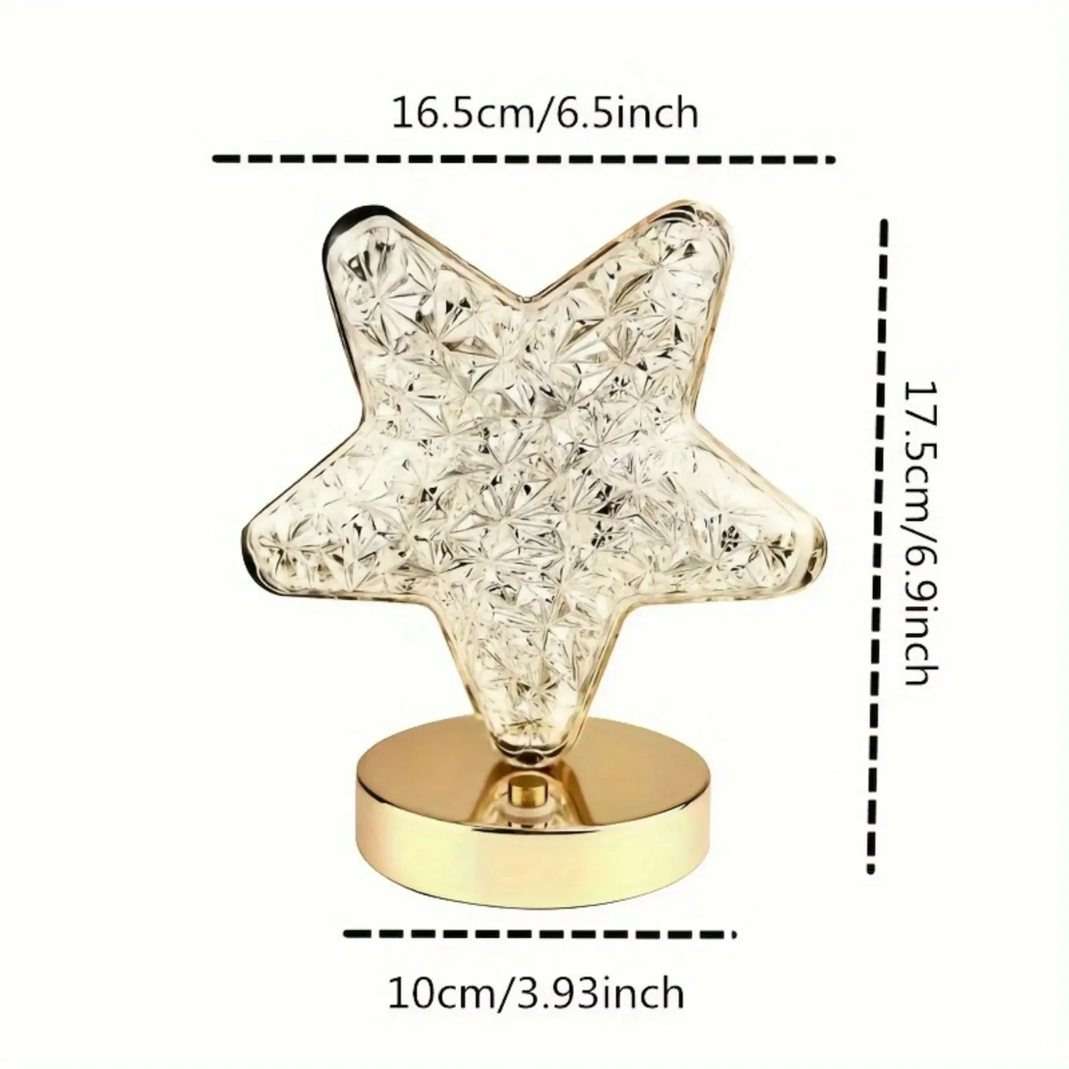 1pc LED Romantic Star Table Lamp,Simple Decoration Birthday Gift Atmosphere Lamp,Touch Night Light,Bedroom Bedside Night Light