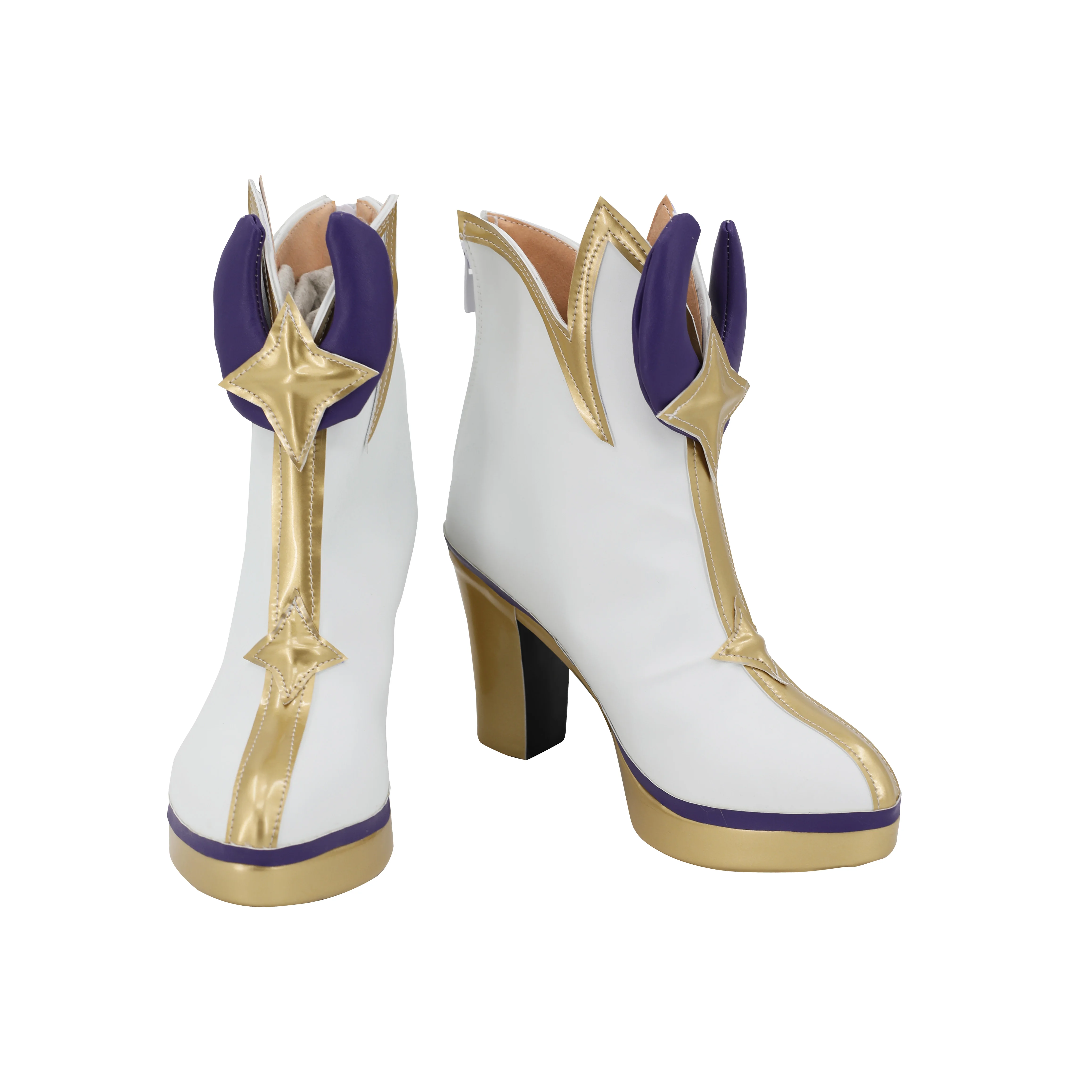 Juego LOL KDA Akali Cosplay PU botas Zapatos Halloween Cosplay Prop