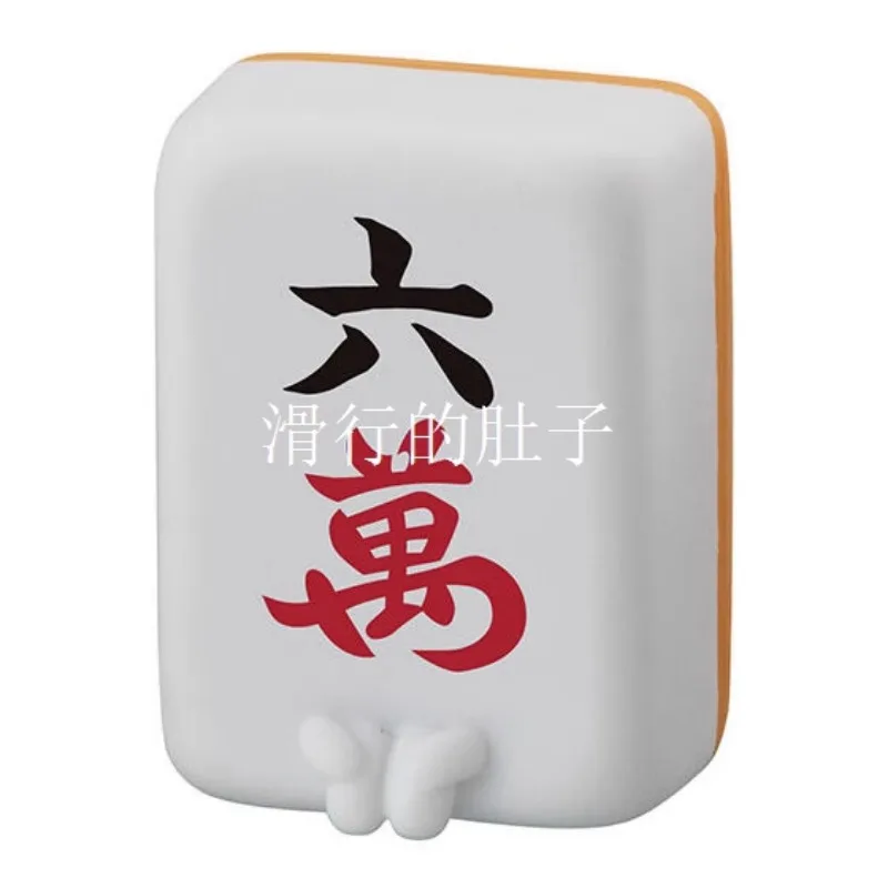 BANDAI Cute Wait for Of Mahjong Make A Fortune Kawaii Ornament Gashapon Action Figures Model Kids Toy