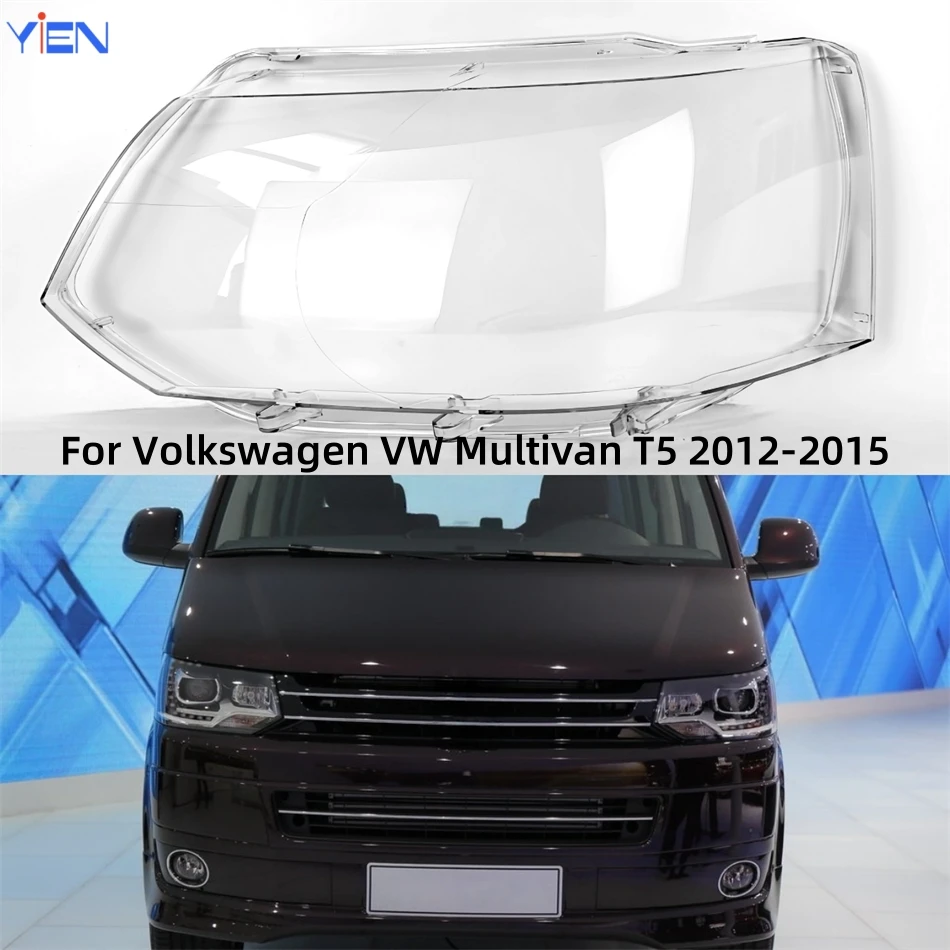 

For Volkswagen VW Multivan T5 2012 2013 2014 2015 Accessories Cars Transparent Housing Car Lights Shell Head Lampe Cover