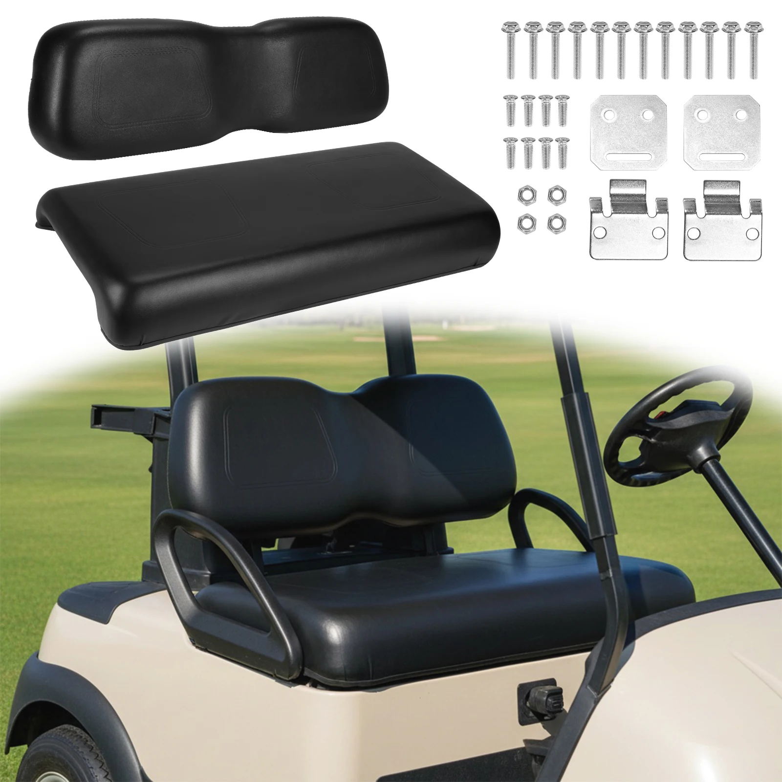 

Комплект подушек для сиденья (нижняя и верхняя) 102076601 102076602, сборка нижней части и спинки переднего сиденья для гольф-кара Club Car DS 2000.5-н.в.