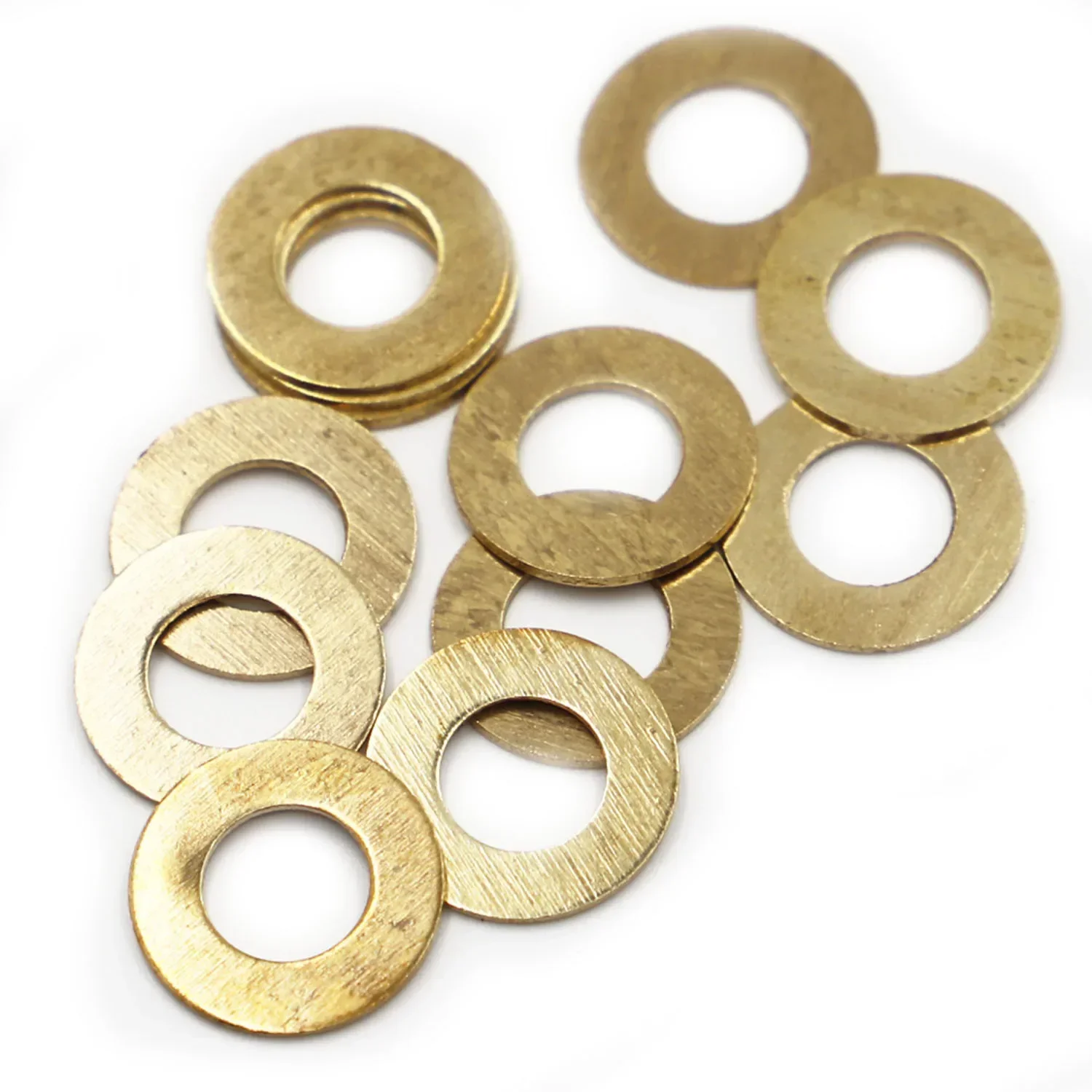 M2 M2.5 M3 M4 M5 M6 M8 M10 M12 M14 M16 Copper Washer Brass Flat Washer GB97 DIN125