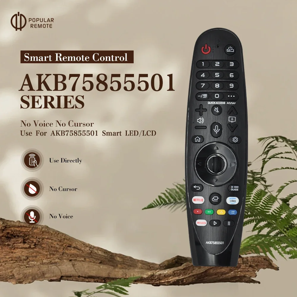 AKB75855501 Replacement Remote Control for MR20IR Infrared Remote Control Without Voice for Multiple LGTV Models