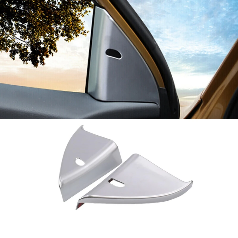 

ABS Matte Car interior A-pillar Speaker Loudspeaker Horn Cover Trim Accessories 2pcs Fit For Nissan QASHQAI J11 2016 2017 2018