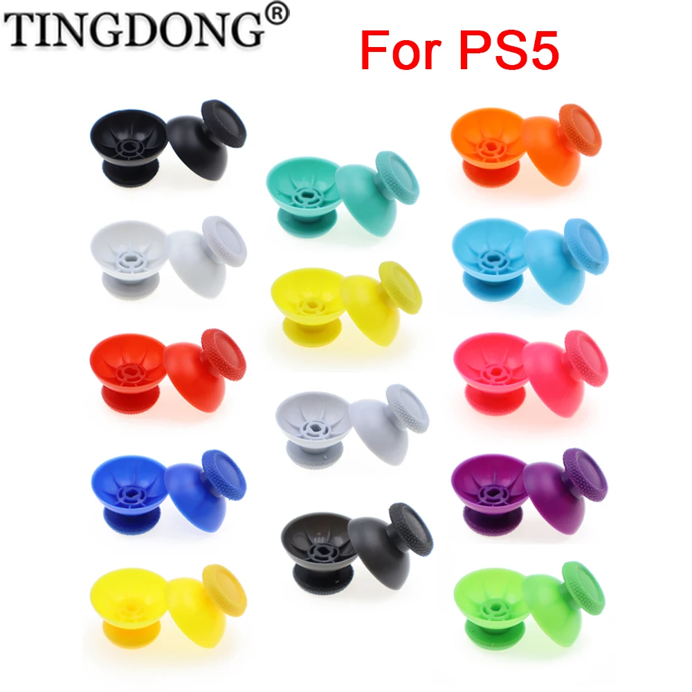 

10pcs 3D Analog Thumb Stick Joystick Caps For PS5 Controller Thumbstick Grip Cover For P5 Handle Game Accessories