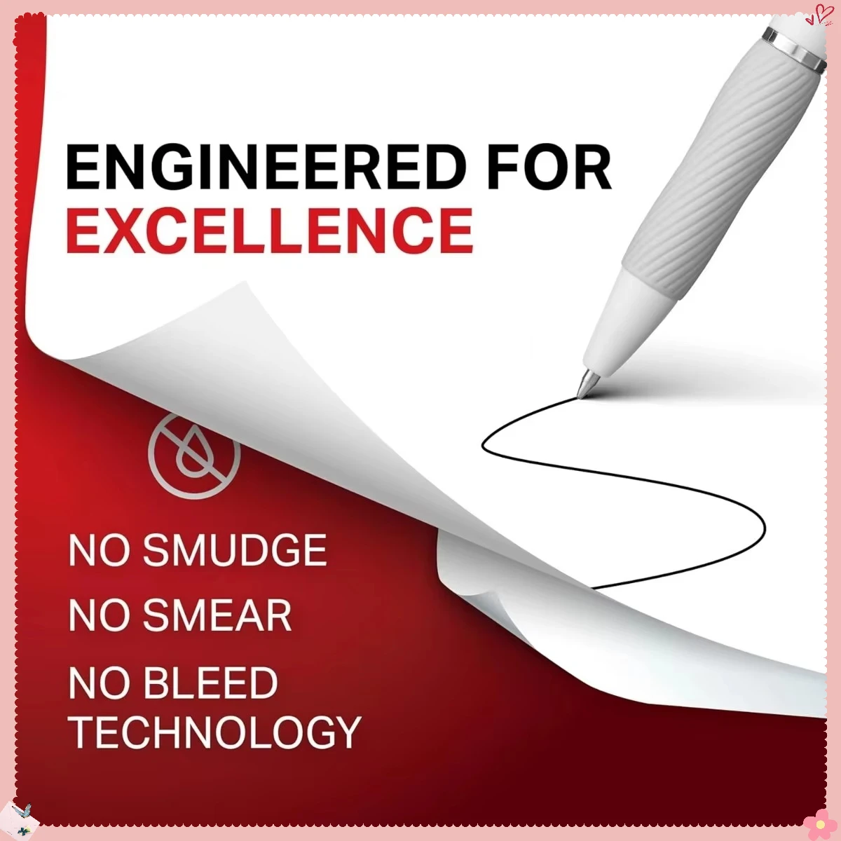 スムーズな書き心地の0.7mm中字ゲルペン、12本の黒インクペンセット、ジャーナリング、オフィスワーク、学校でのノート取りに。