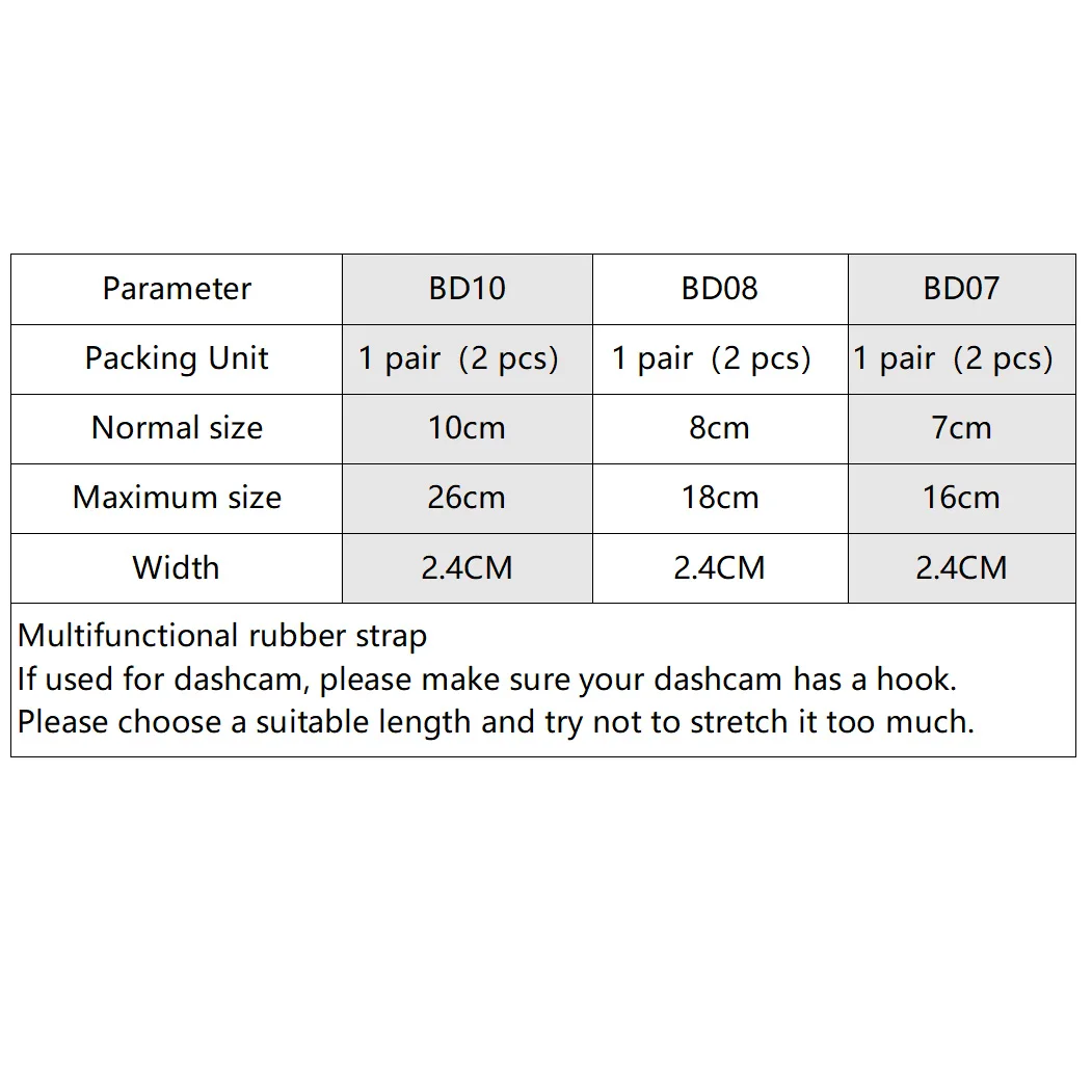 Car driving recorder strap rearview mirror fixing buckle bandage rubber belt elastic band