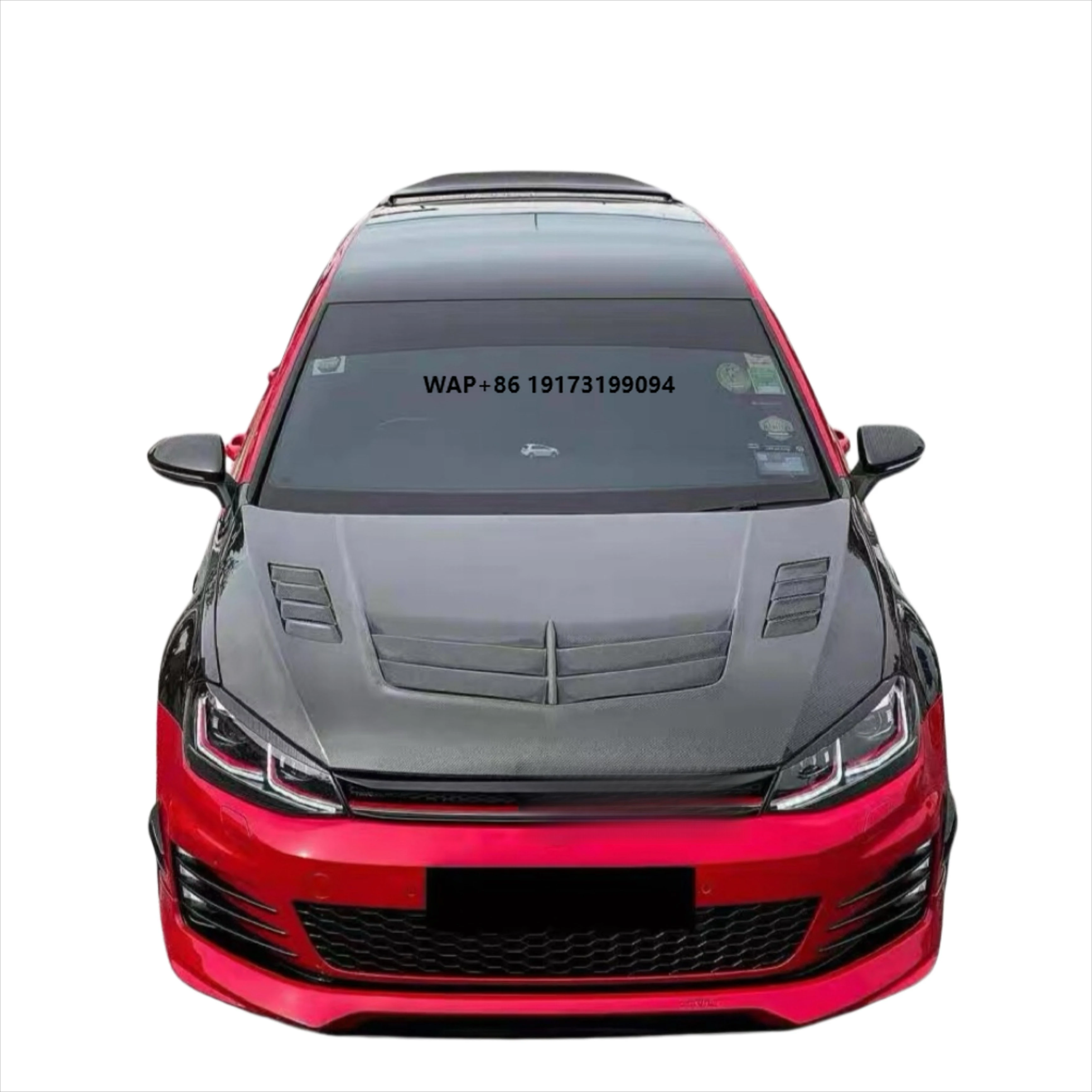 

For-Volkswagen Golf 7 7.5 R-line GTI Carbon Fiber Hood for Vw Golf MK7 7.5 Engine Hood