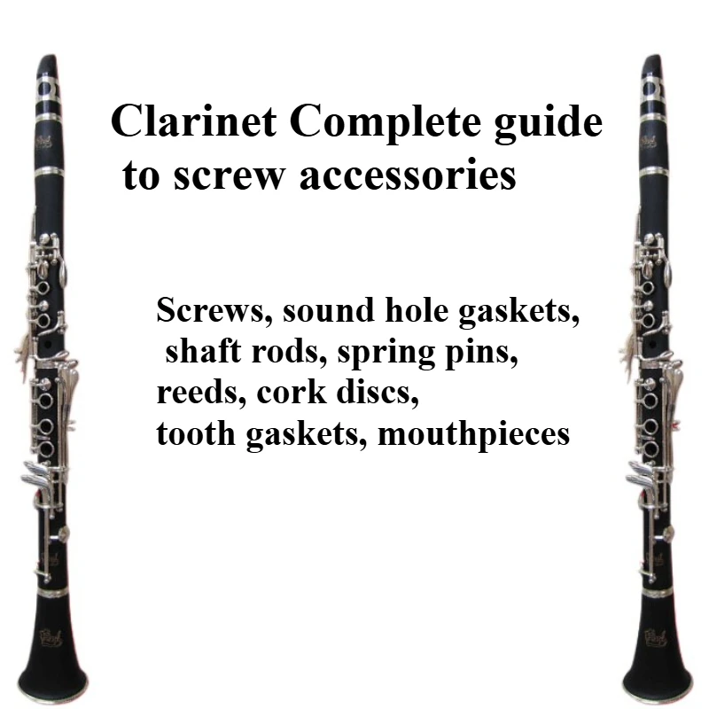 

Clarinet bassoon accessories screws, hand rest screws, capless screw shafts, through-shafts, cork pads accessories