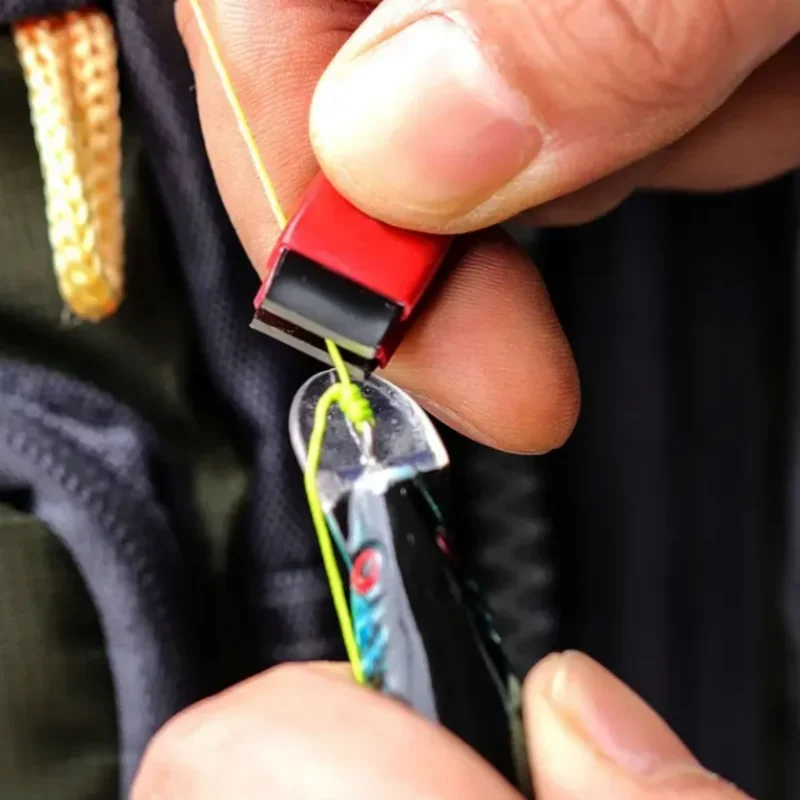 1Pcs Fly Fishing Line Nipper Cutter Clipper with Eye Needle Fishing Tool image 6