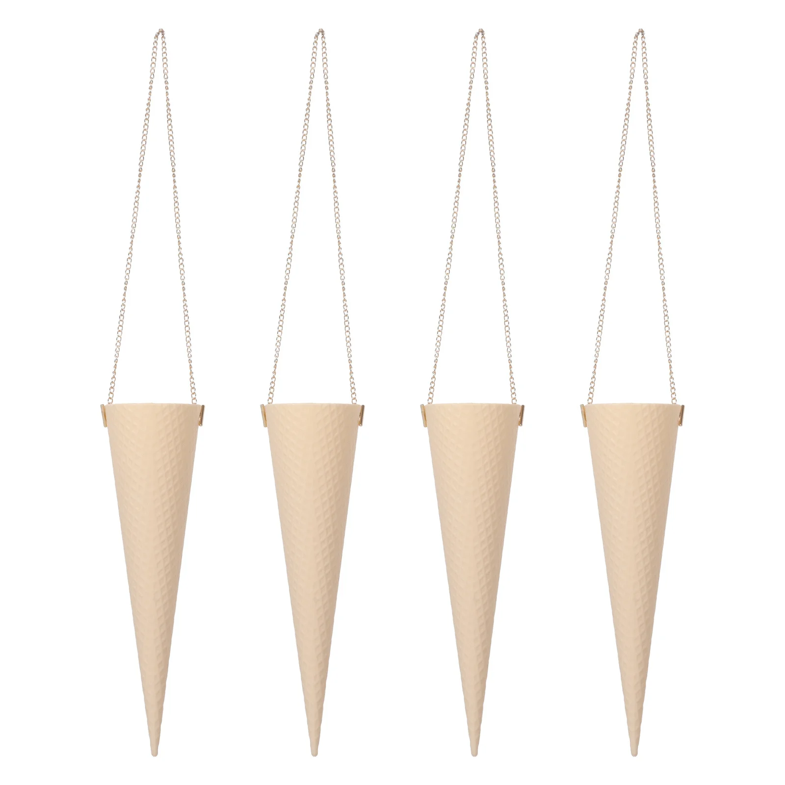 

4Pcs Cone Shaped Flower Box Creative Floral Packaging Holder Portable Wedding Bouquet Cone for Birthday Anniversary Party