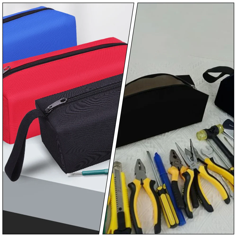 3 قطعة حقيبة أدوات مقاوم للماء أكسفورد القماش الحقيبة المنظم سعة كافية المحمولة متعددة الأغراض حقيبة التخزين لملحقات الأدوات
