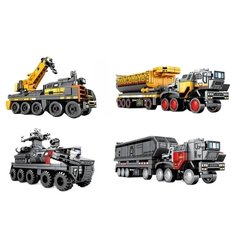 

SEMBO BLOCK Stray Earth Series Carrier Engineering Vehicle Building Blocks Assembly Model Educational Toy Ideal Gift for Boys