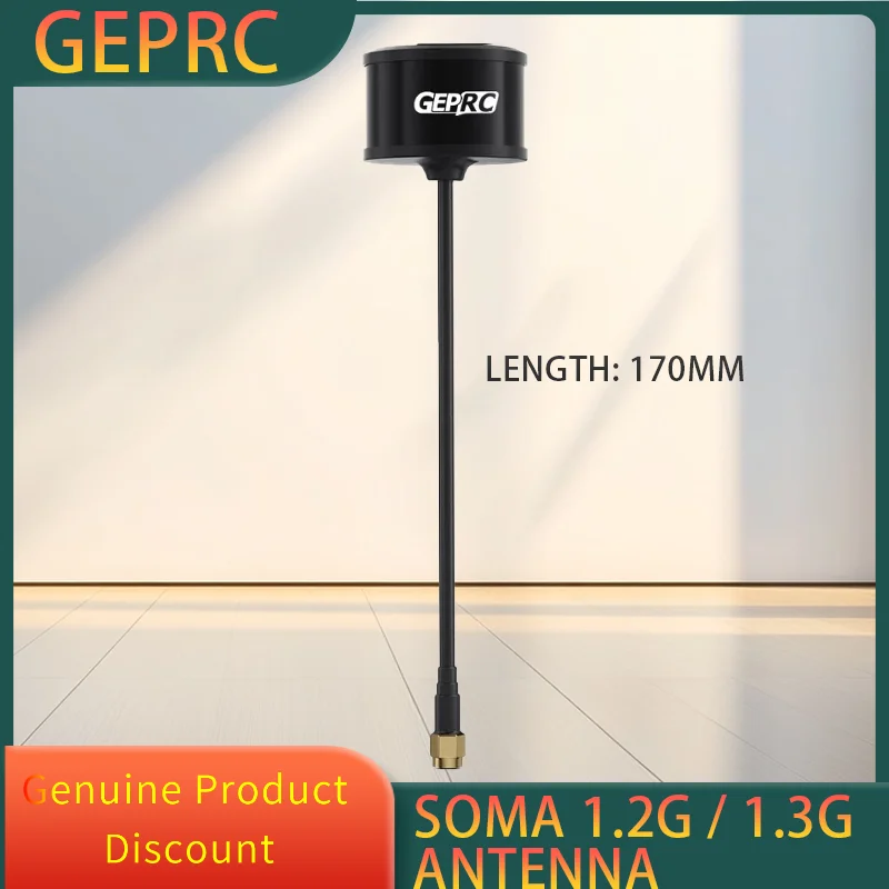 GEPRC SOMA 1.2G/1.3G Antenna17CM Long Version Suitable RHCP SMA RC FPV Quadcopter Drone Freestyle 1260-1360MHz Accessories Parts