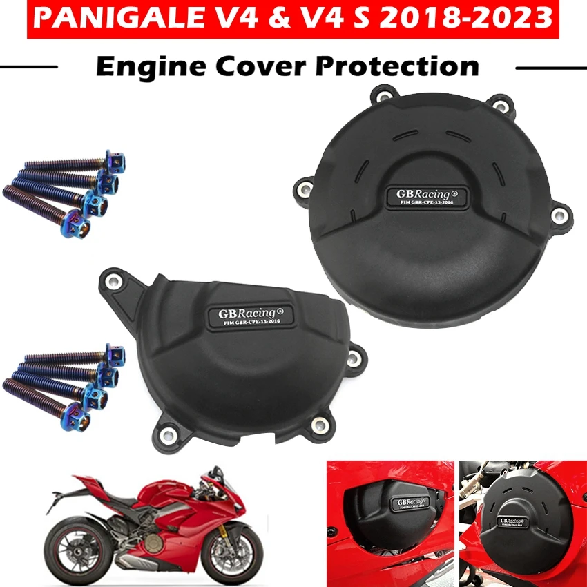 

Motorcycles Engine cover Protection case for case GB Racing For DUCATI PANIGALE V4 V4S 2018-2023 Engine Covers Protectors