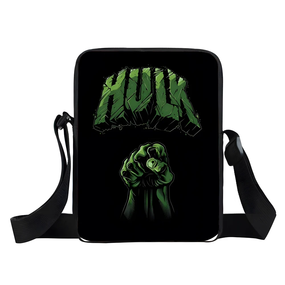 

Boy Girls Anime (S-superhero) H-hulk Printed Shoulder Messenger Bag Child Casual Handbag Men Women Phone Bag Shopping Bag