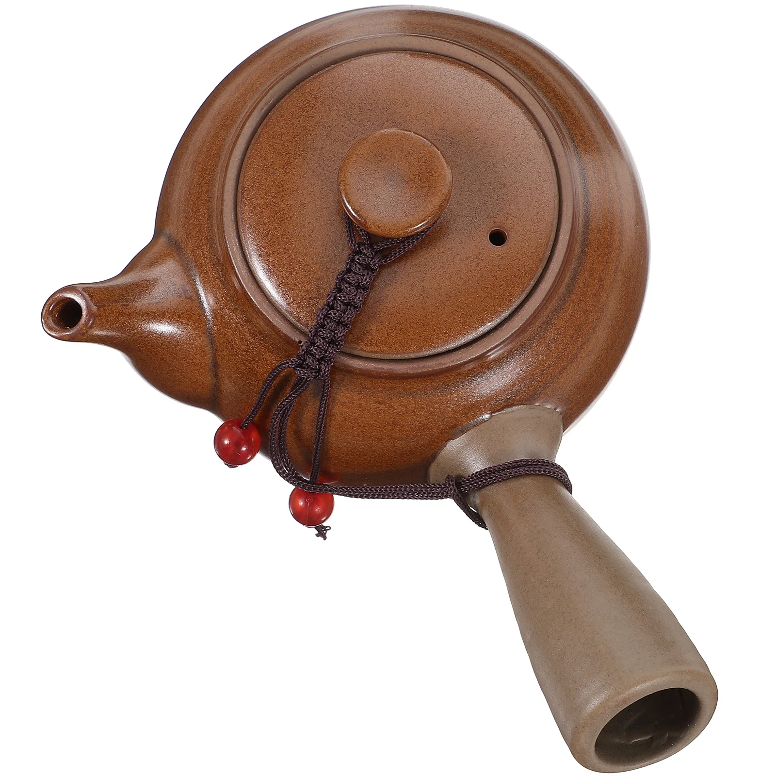 

Ceramic Tea Kettle Portable Household Water Heating Teapot Easy Clean Gift for Friends Family Tea Kettle Teapot with Filter