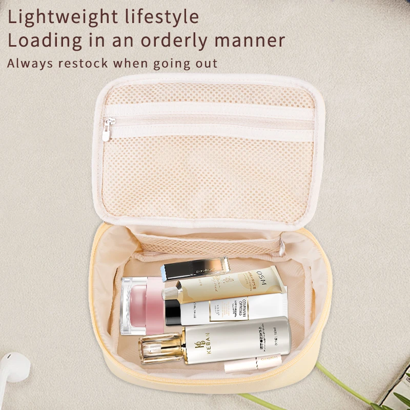 Cosmetics Storage Kit Large Capacity Travel Toiletry Bag Makeup Bag  Advanced Sense Portable Cosmetic Storage Bag