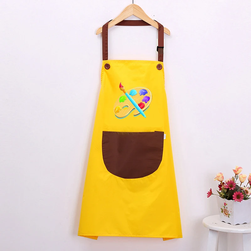 Cartoon Baby Bib Sleeveless Apron Feeding Smoky Bib Children'S Apron Painting Children'S Birthday Gift Jacket