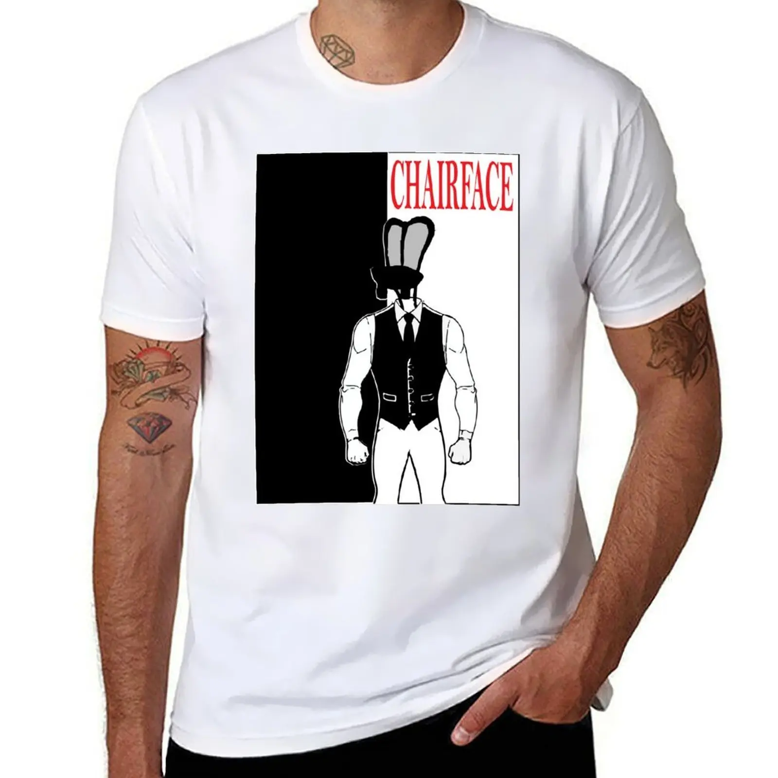

The Tick chairface scarface T-Shirt t shirt man casual cotton t shirt man T-Shirt