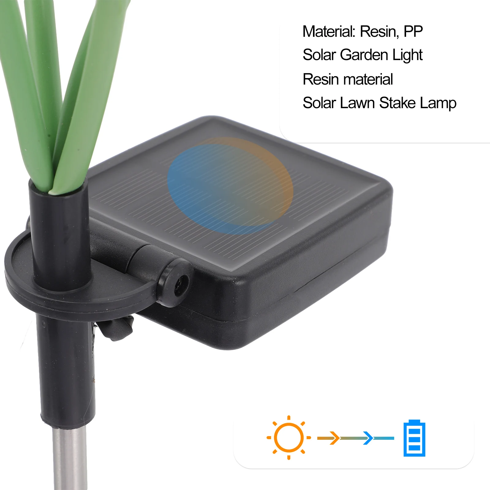 

Solar Flower Lamp Tulip LED Lights IP65 Plastic Garden Stake Outdoor Decor Auto On Off Landscape Lighting Solar Power