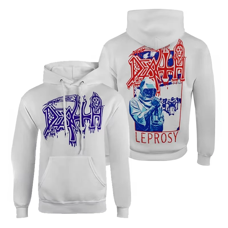 DEATH Metal Band Rock Punk Dark Lässiger Lockerer Kapuzenpullover für Männer und Frauen – Detail 4