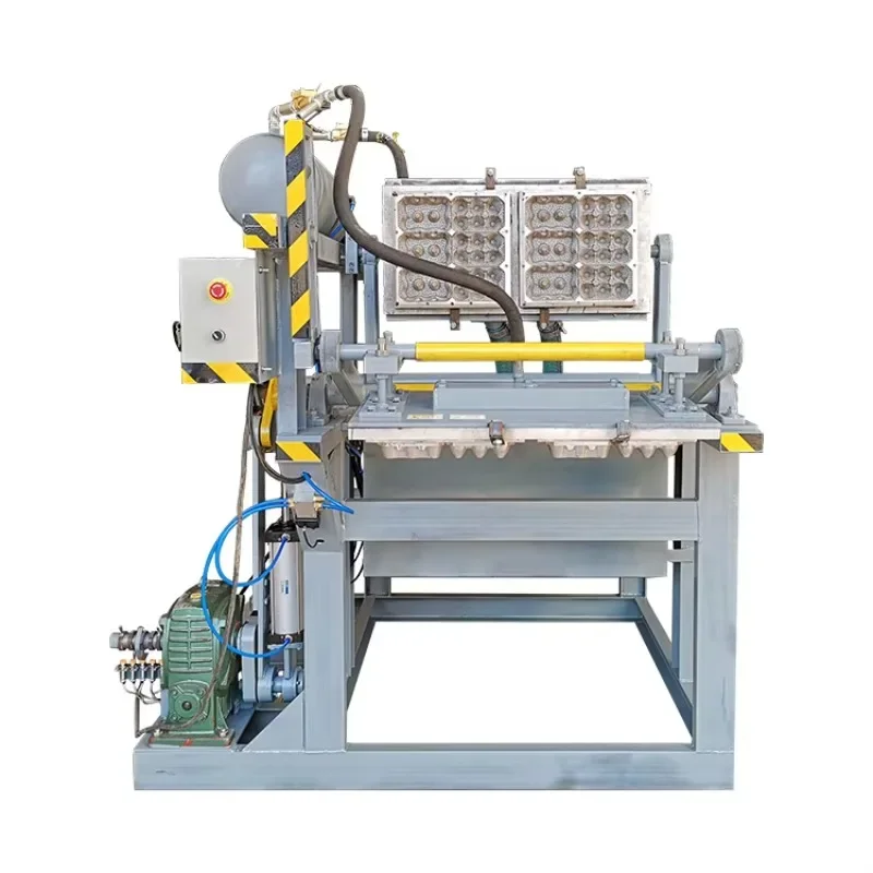 2021 Hot New Customizable Pulp Forming Machine Egg Tray Making Equipment Core Motor Pump Engine Gearbox Gear Bearing Farms