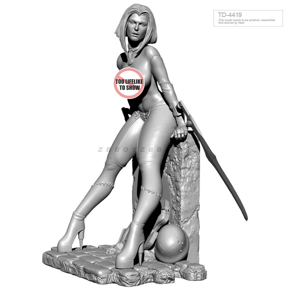 50MM 75MM Resin model kits figure beauty colorless and self-assembled （3D Printing ）TD-4419