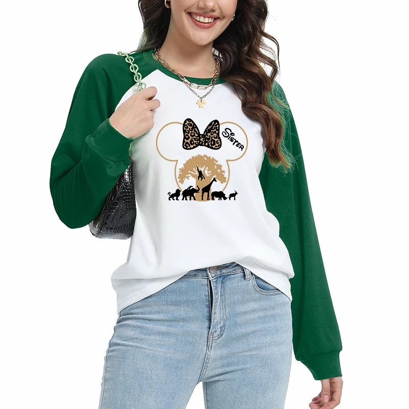 

Sleep Tops Disney Hoodie Y2k Clothes Woman Sweatshirts sweater Hoodies Clothes Long Sleeves Clothing Trends Ladies Top Clothing