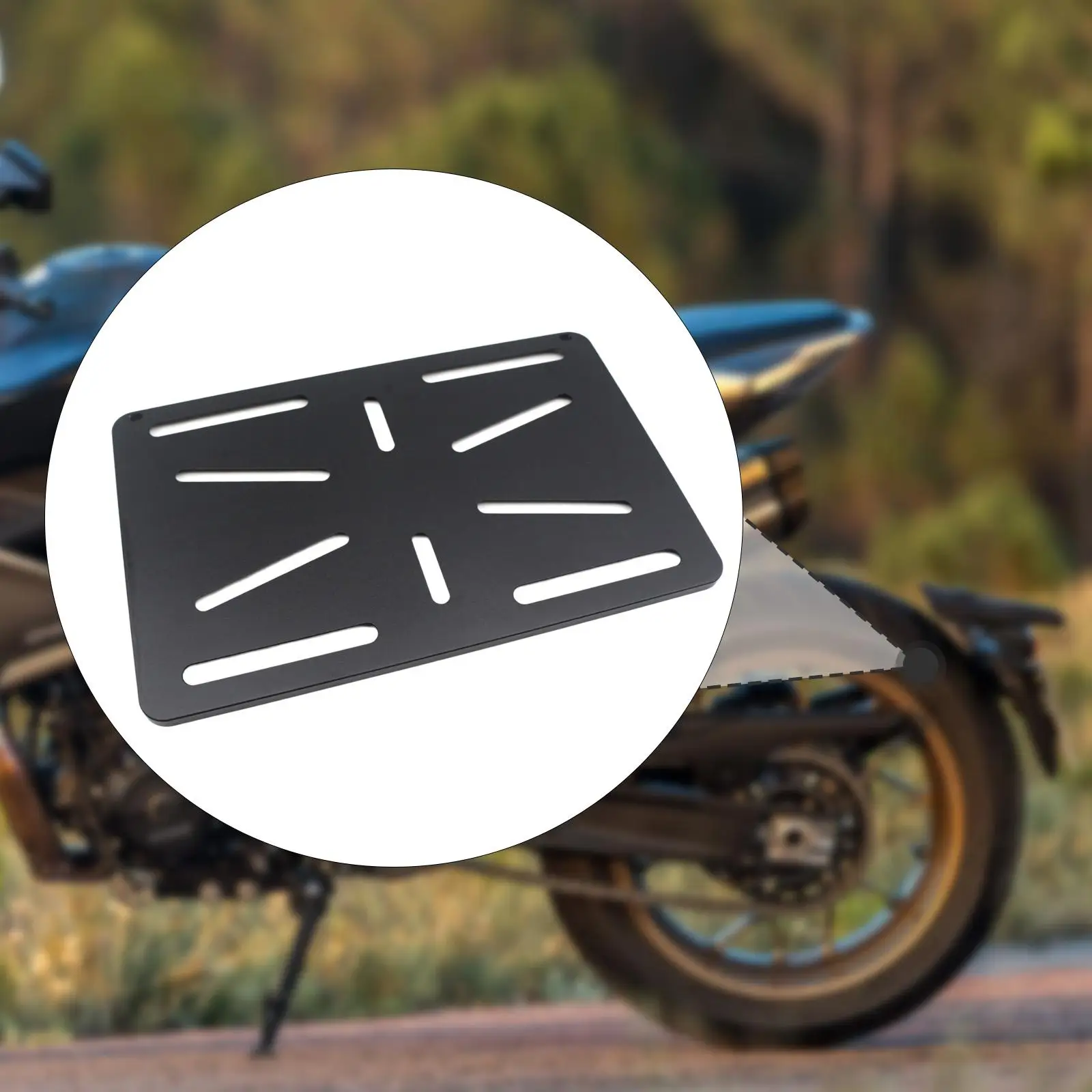 

Motorcycle License Plate Frame Motorbike Accessories Practical High Performance