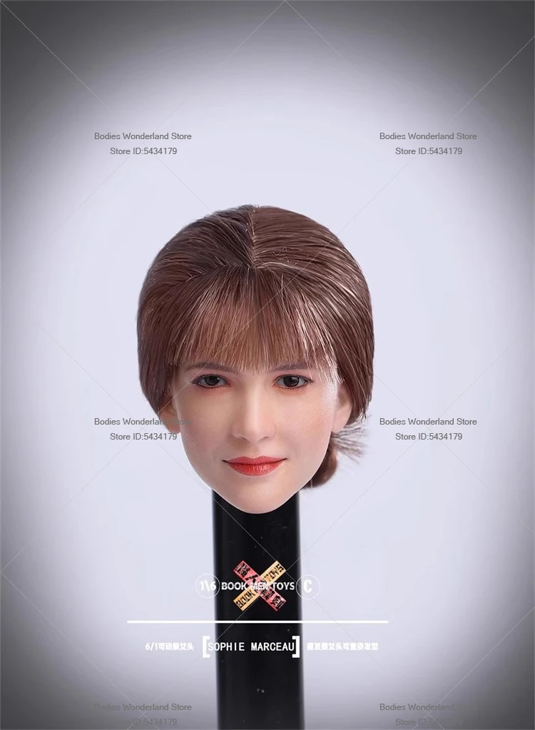 หัวตุ๊กตาทหารหญิงโซฟี ขนาด 1/6 รุ่น BM01 พร้อมดวงตาขยับได้ สำหรับตุ๊กตาแอคชั่นฟิกเกอร์ขนาด 12 นิ้ว
