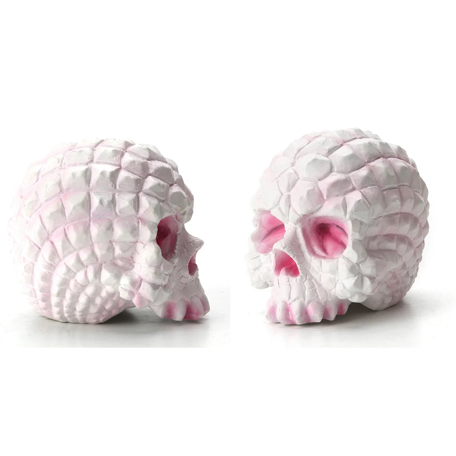 2024 New Halloween Skull Statue Creative Pink Skull Bottle Opener Skeleton Head Figurines for Home Resin Openers