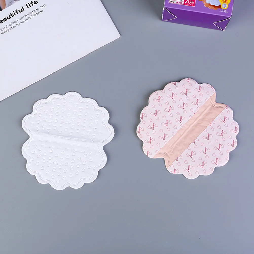 

40 Pcs Sweat Absorbing Pads Underarm Stickers for Men Women Disposable Armpit Shields Strong Adhesive Odor Elimination