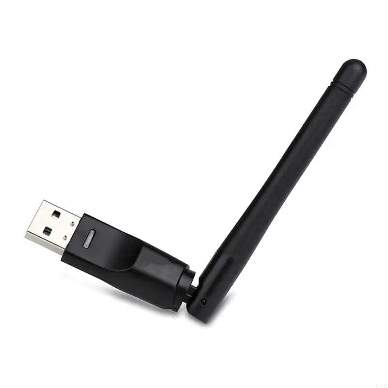 K43A 150Mbps การ์ดเครือข่ายไร้สายตัวรับสัญญาณ USB แบบพกพา WiFi Lan Adapter 2.4G