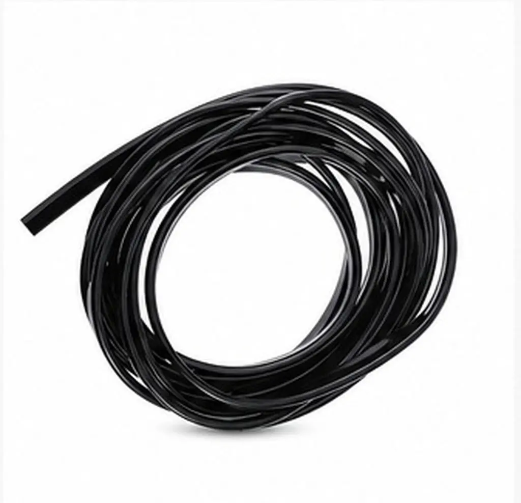 1Pcs Car Door Protective Bumper Strip 6M Black Anti-Collision Auto Scratch Resistant Seal Cover Bumper Strip Car Door Cover