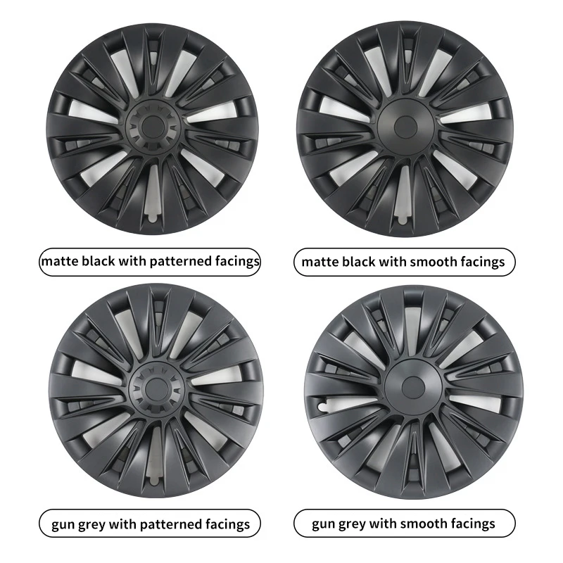 4PCS/Set  For Tesla Model Y 2019-2022 19Inch sport  Wheel CapsHub Cap Performance Replacement Wheel Hubcap Full Rim Cover