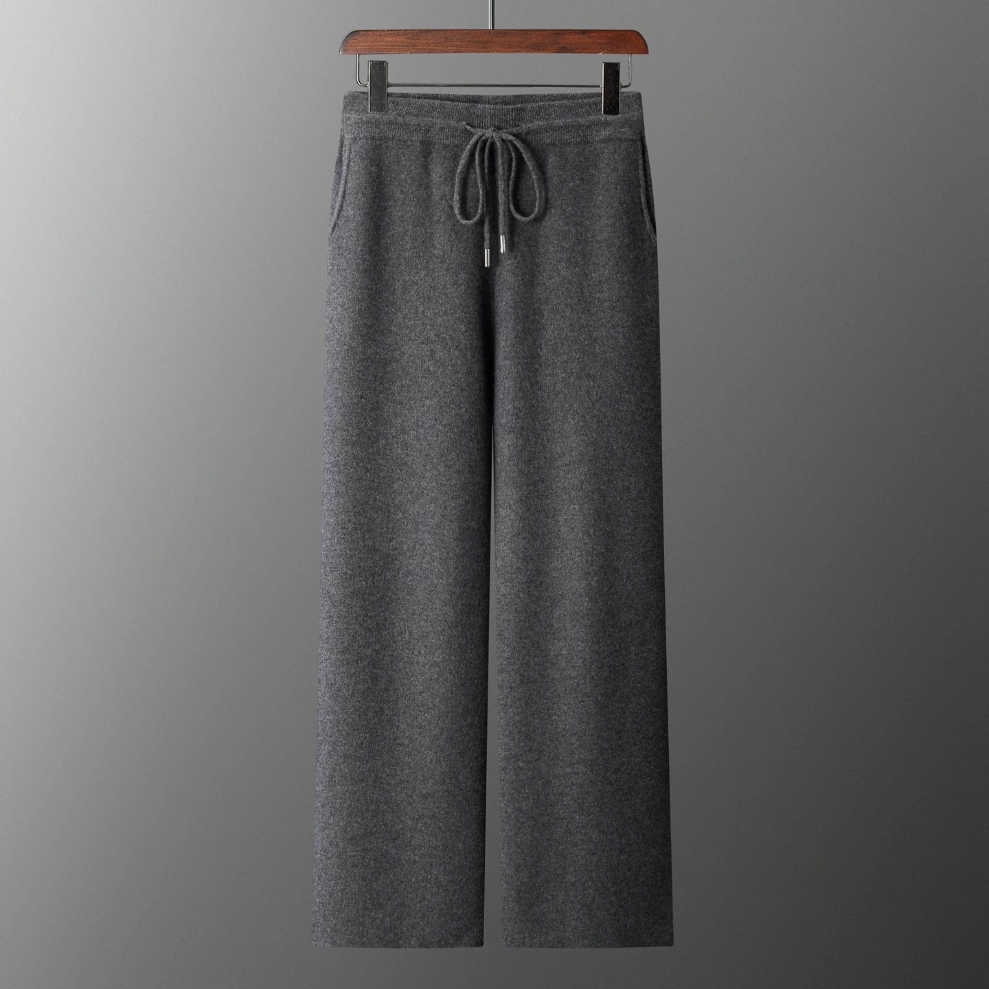 

Осень-зима, новый стиль, мужские шерстяные брюки, мягкие толстые теплые прямые брюки, вязаные кашемировые брюки, мужские брюки из 100% мериносовой шерсти