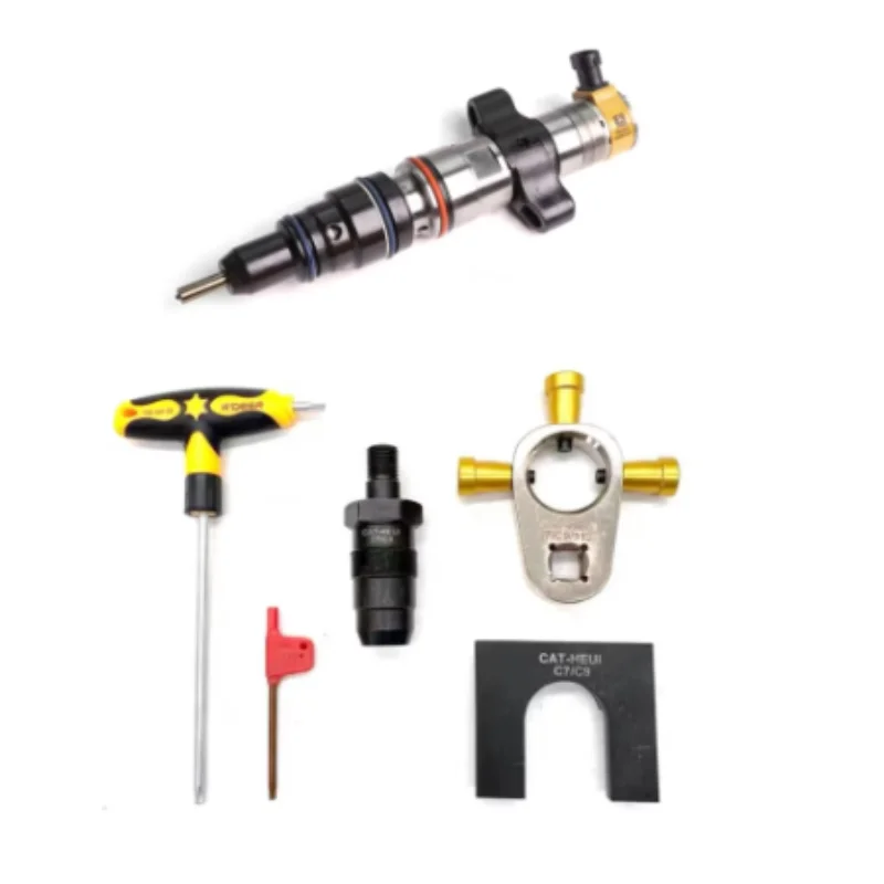 HEUI C7 C9 Common Rail Diesel Injector Disassemble Tool Fuel Nozzle Open Pressure Measure Repair Kits for CAT