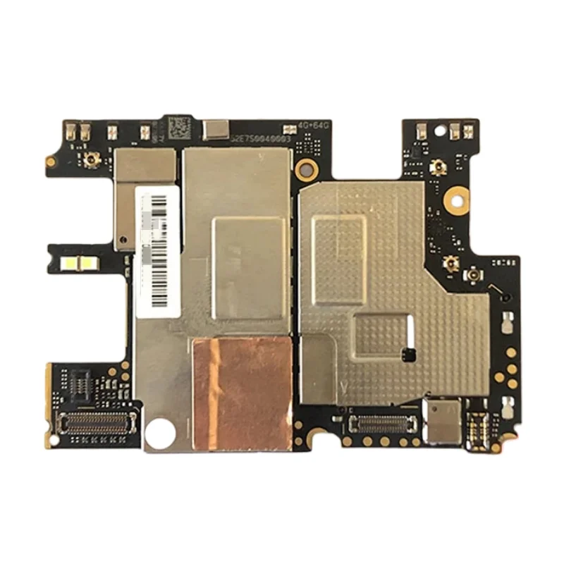 Imagem -04 - Placa-mãe para Xiaomi Redmi Note 64gb 128gb Firmware Global Módulo Pcb Placa-mãe Desbloqueado Original