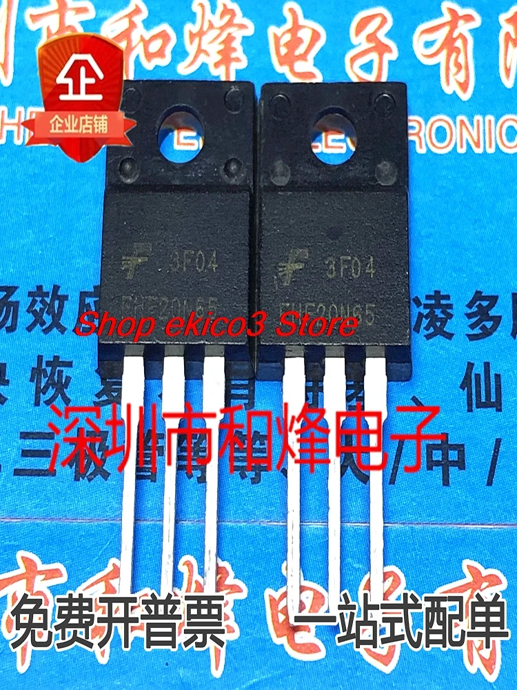 10pieces original Stock  FHF20N65  TO-220F MOS 20A 650V