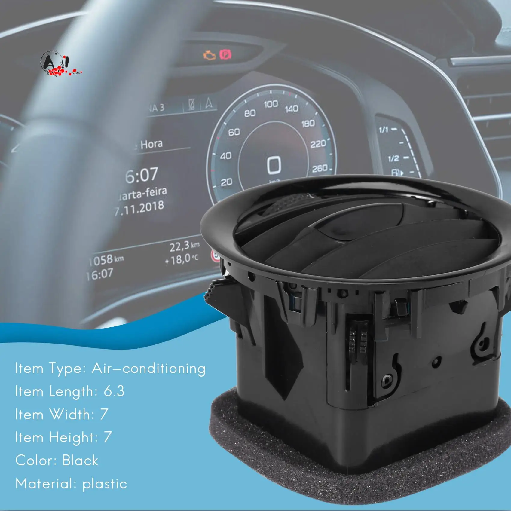 

A10E-Car Interior Heater A/C Air Vent Cover Outlet Grille For Vauxhall Opel ADAM/CORSA D MK3 Air Conditioning Vents Trim Covers